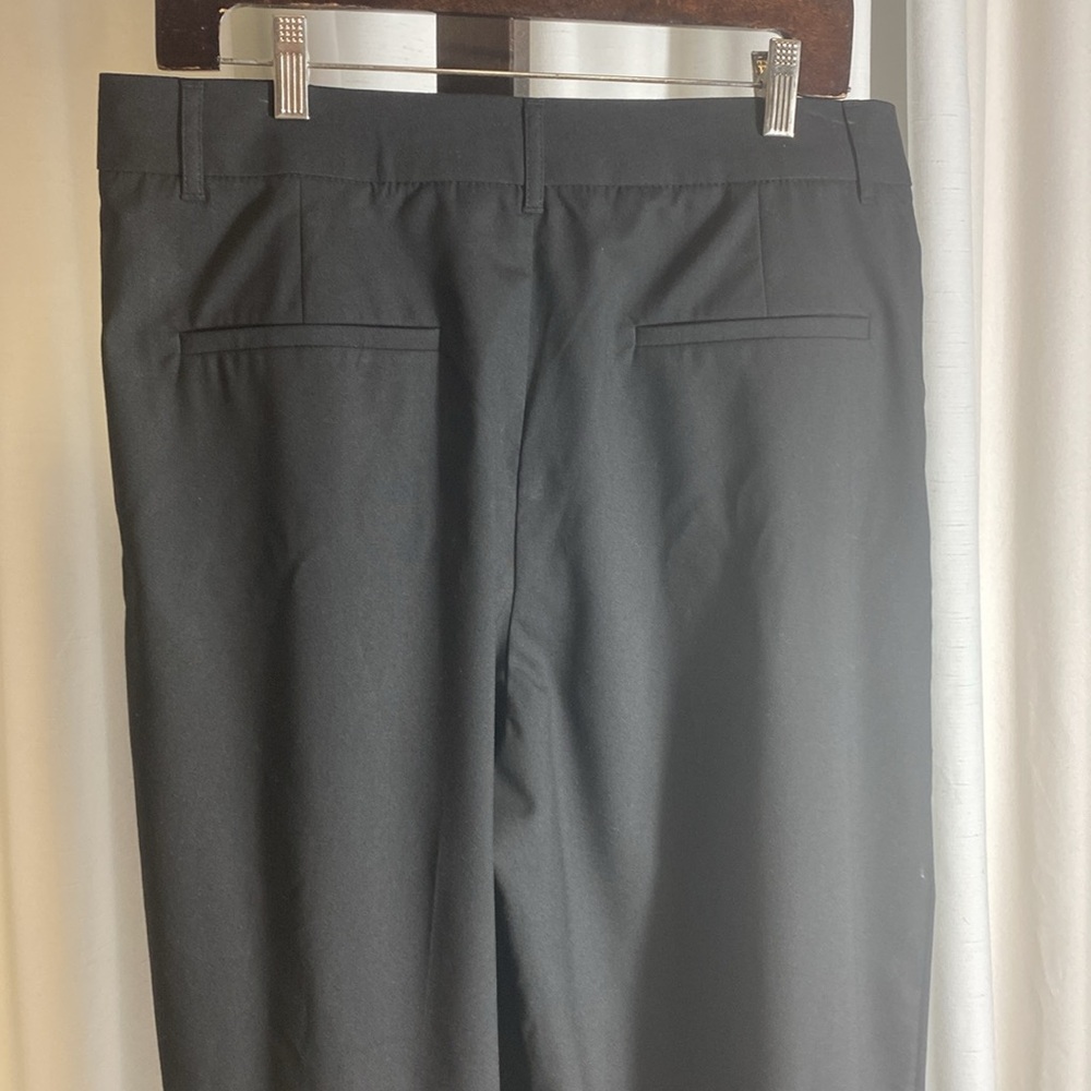 Zara High Waisted Black Wide-Leg Pants Size XL NWOT - Picture 7 of 14
